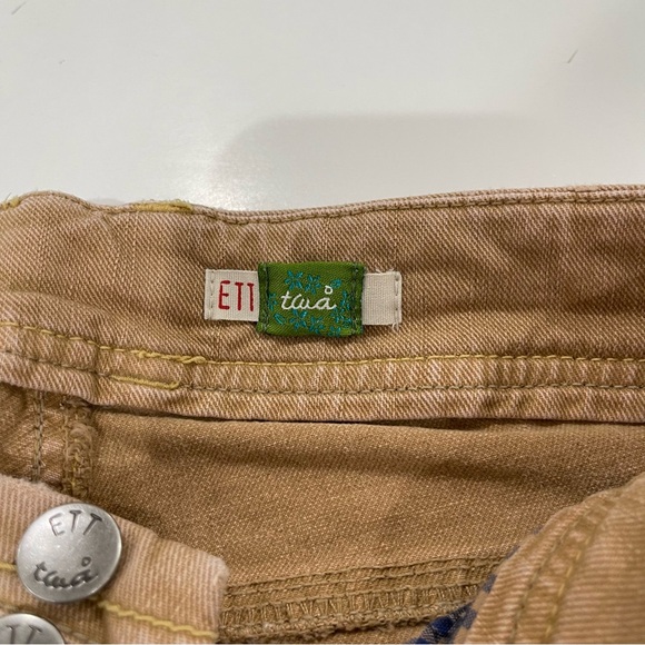 2 pair of Anthropologie ETT TUA Bermuda cut off shorts - Picture 6 of 10